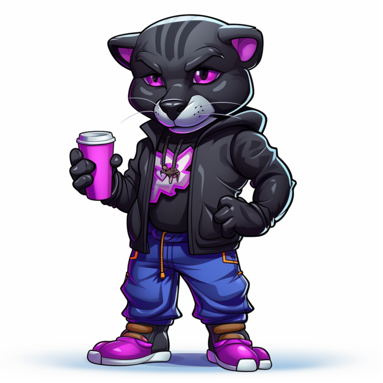 Sippin Tea Panther